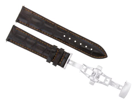 breitling leather strap with deployment clasp